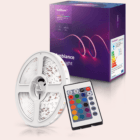 Afbeelding van een product met bijbehorende verpakking met design.