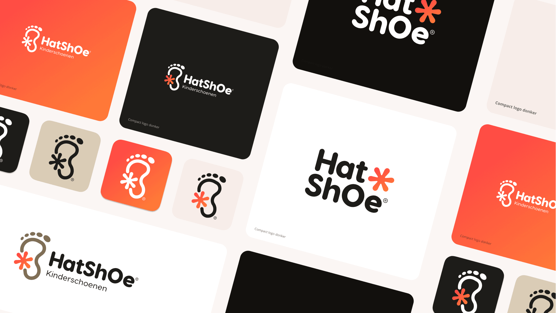 Hatshoe kinderschoenen marketing mockup, perfect voor visuele branding en productpromotie.