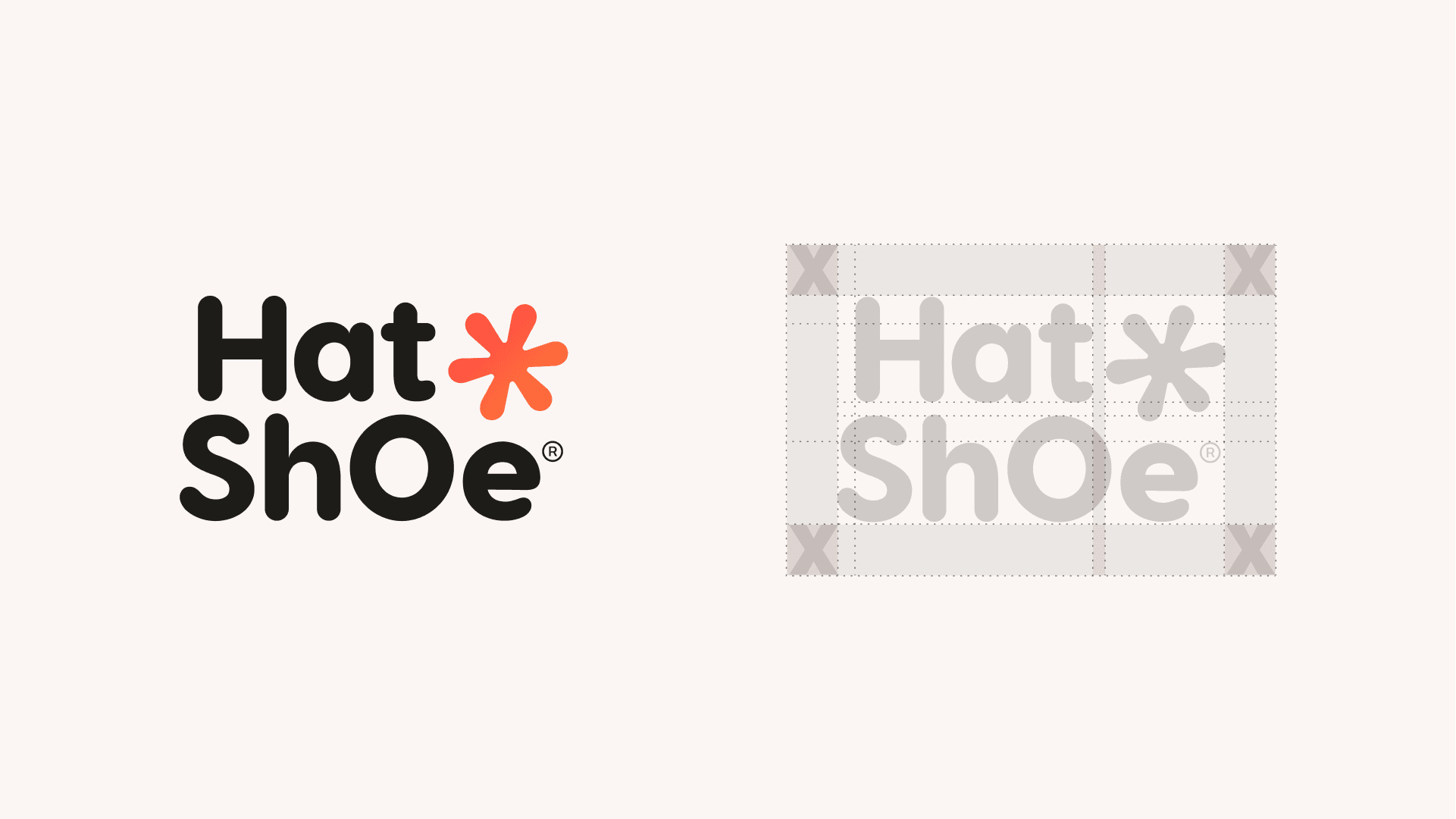 Mockup van Hatshoe kinderschoenen branding, geschikt voor visuele marketing en brandingtoepassingen.