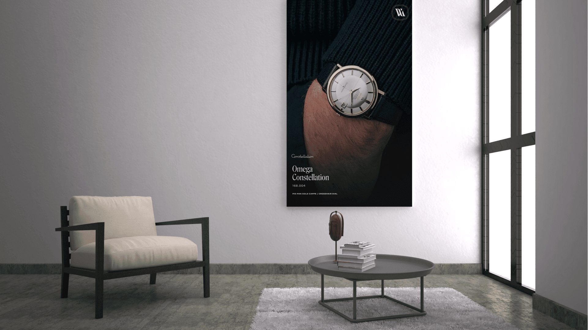 Een afbeelding van een Vectorwatch uit de exclusieve collectie van VintageMasters, met een elegant design.  