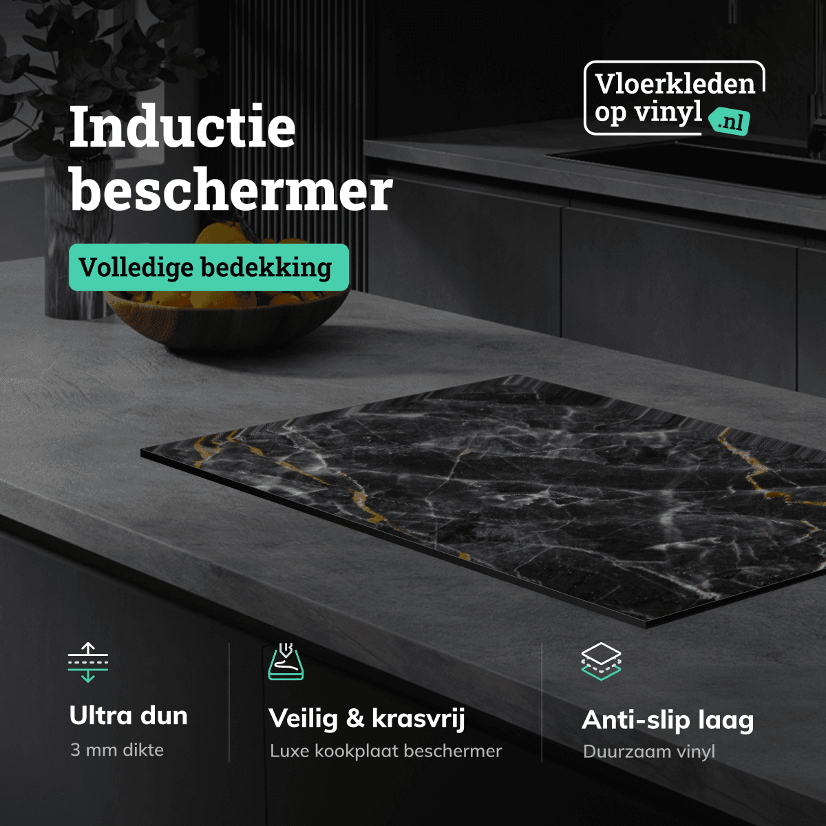Stijlvol vloerkleed op vinyl, duurzaam en gemakkelijk te onderhouden, ideaal voor elk interieur en ruimte. Beschikbaar in verschillende designs en maten.